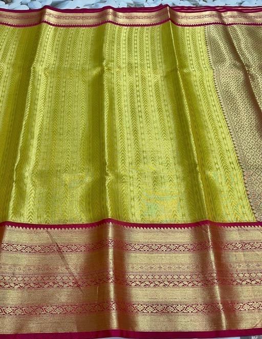 Trending Kanchivaram gold tissue silk sarees