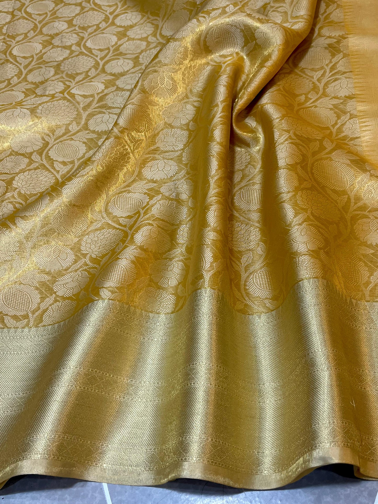 Kanjeevaram tissue Silk Wedding & Party’s wear Saree