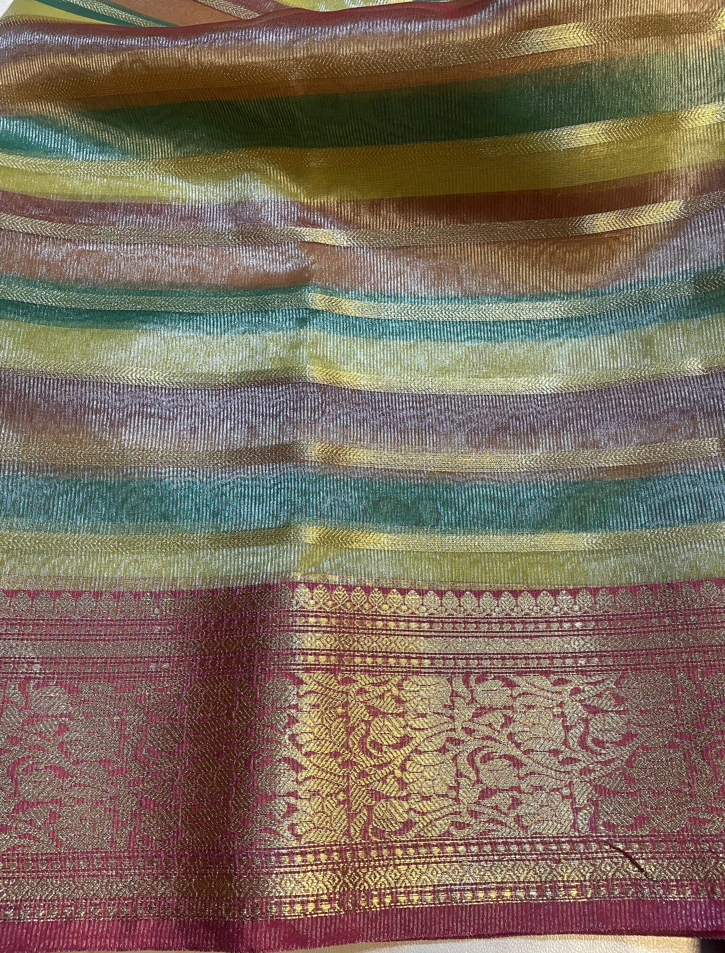 Women's Banarasi Traditional zari Tissue Silk Sarees