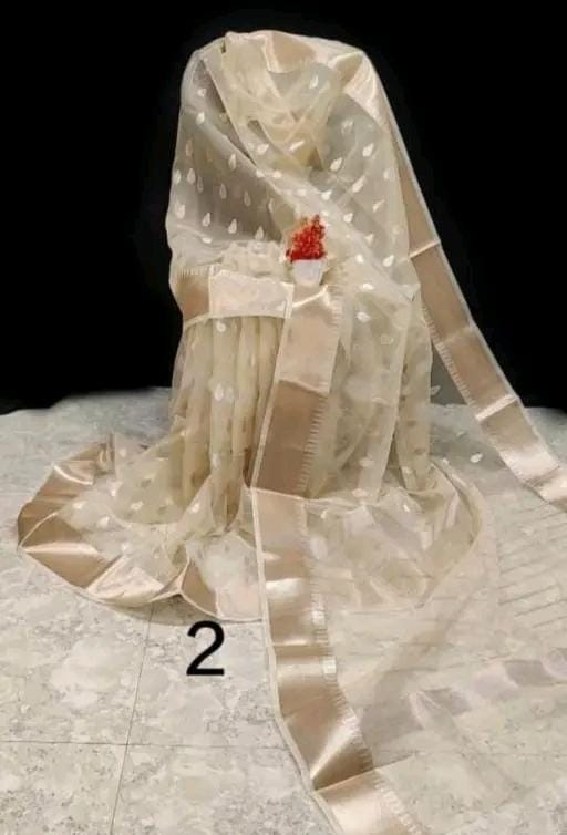 Banarasi Premium Organza Fancy Sarees