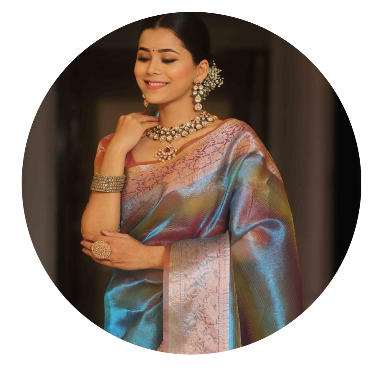 Tissue Sarees