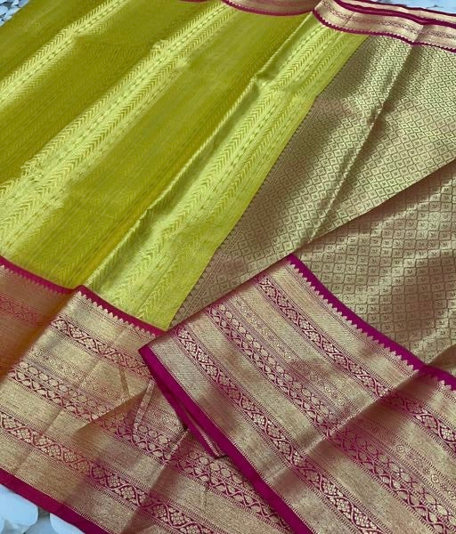 Trending Kanchivaram gold tissue silk sarees