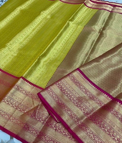 Trending Kanchivaram gold tissue silk sarees