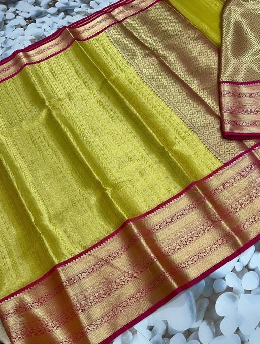 Trending Kanchivaram gold tissue silk sarees