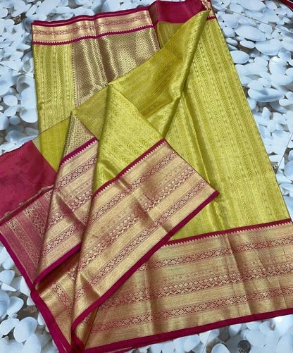 Trending Kanchivaram gold tissue silk sarees