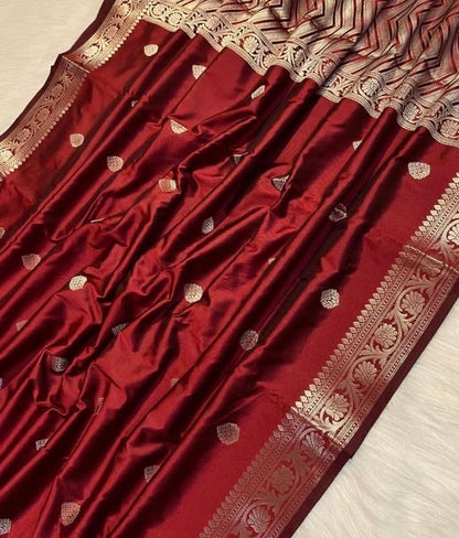 Premium banarasi soft silk wedding spacial saree