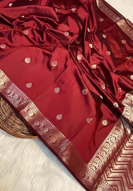 Premium banarasi soft silk wedding spacial saree