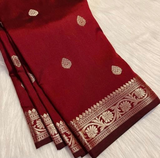 Premium banarasi soft silk wedding spacial saree