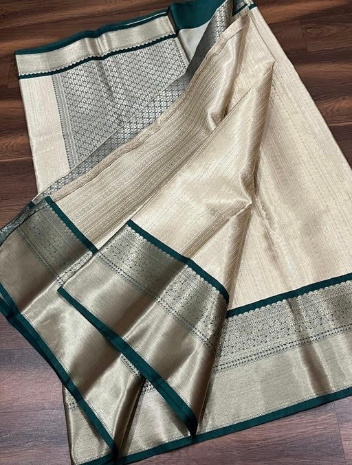 Kanjeevaram tissue silk designer saree for party’s & wedding saree