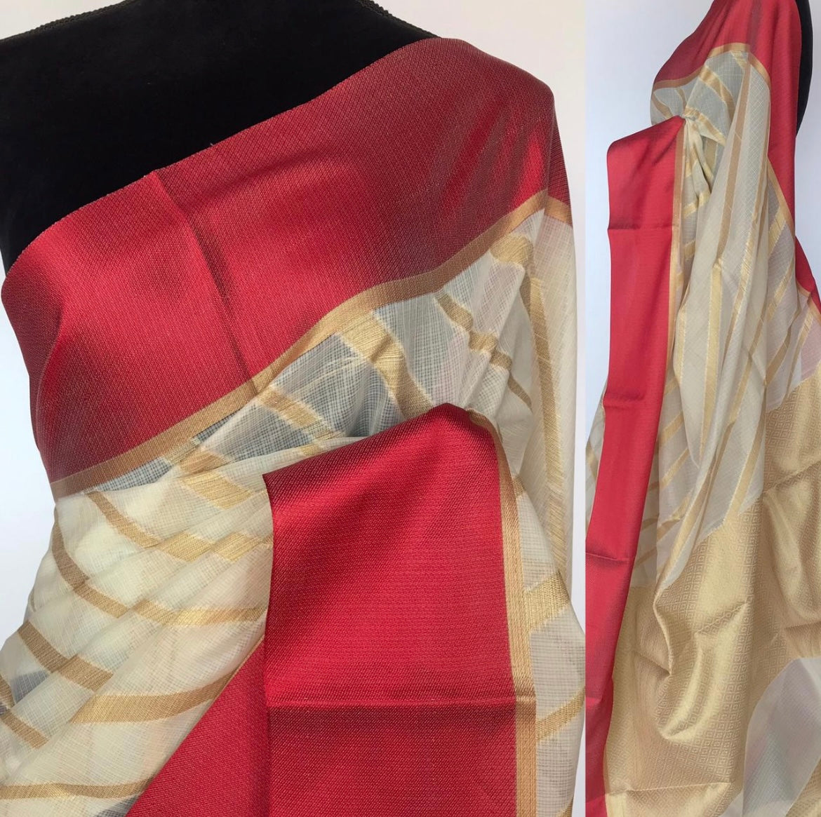 Banarasi Kota silk Traditional wear saree with gold zari weaving