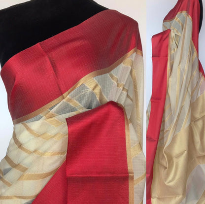 Banarasi Kota silk Traditional wear saree with gold zari weaving