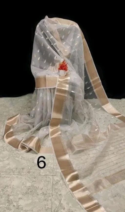 Banarasi Premium Organza Fancy Sarees