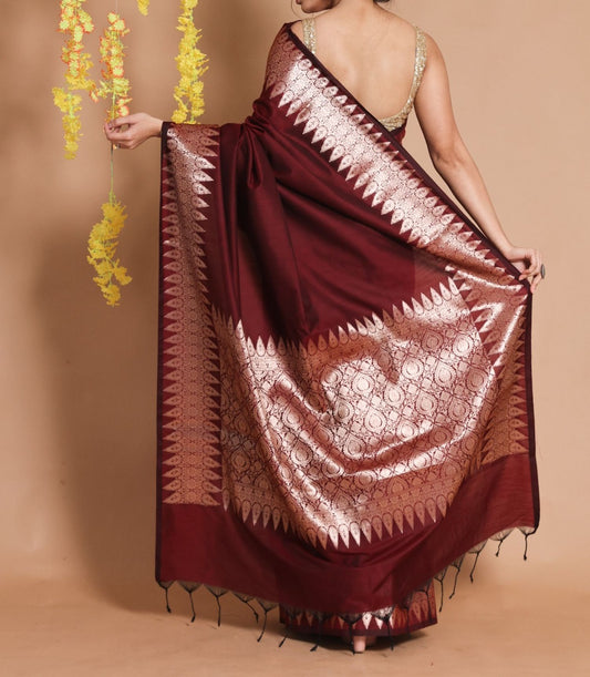 Banarasi Soft Silk Premium Zari weaving Saree
