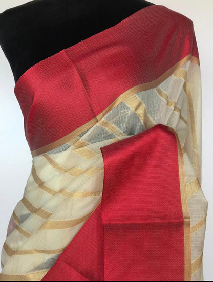 Banarasi Kota silk Traditional wear saree with gold zari weaving