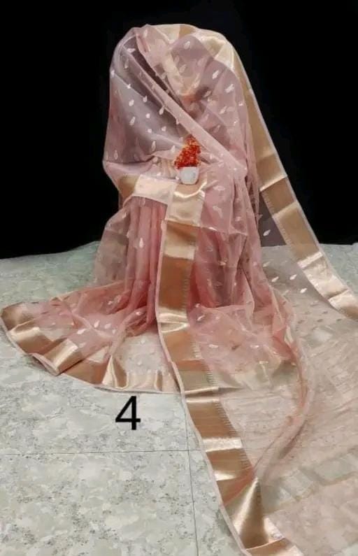 Banarasi Premium Organza Fancy Sarees