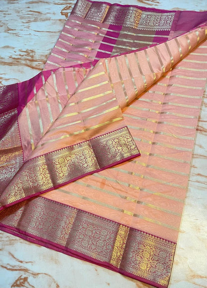 Premium Banarasi Soft Cotton Zari weaving sarees