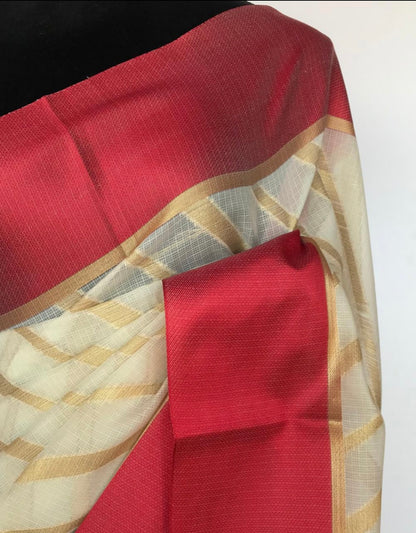 Banarasi Kota silk Traditional wear saree with gold zari weaving