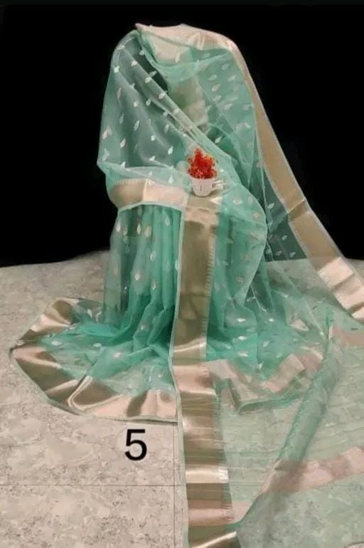 Banarasi Premium Organza Fancy Sarees